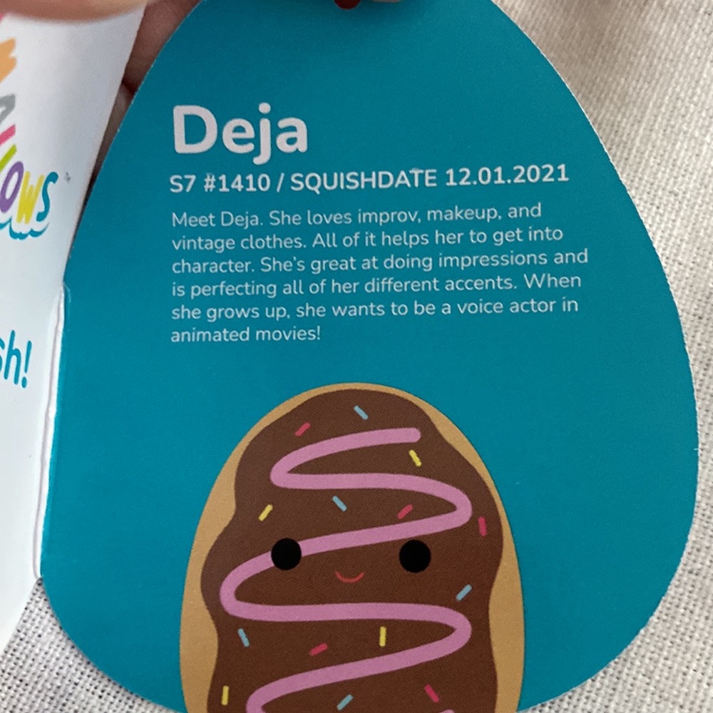 Squishmallows deja donut stuffed plush - Picture 5 of 5